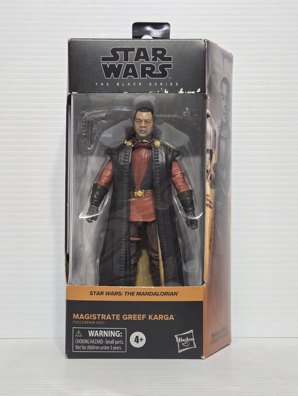 Star Wars The Black Series Magistrate Greef Karga Action Figure - Black & Red